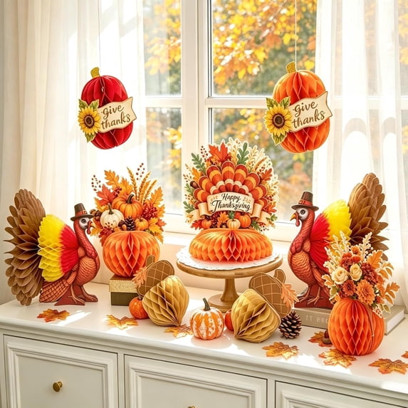 Fall Thanksgiving Decorations, Thanksgiving Table Centerpieces ...