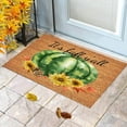 Fall Thanksgiving Decorative Door Mat Farmhouse Happy Fall Fuzzy