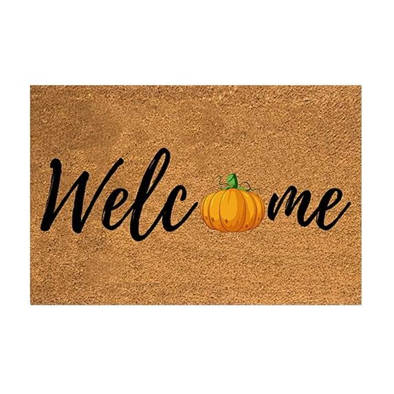 Fall Thanksgiving Decorative Door Mat Farmhouse Happy Fall Yall Doormat Autumn Buffalo Plaid Doormats Non Slip Fall Indoor Floor Mat Low Profile Entryway Rug For Autumn Holiday Mat