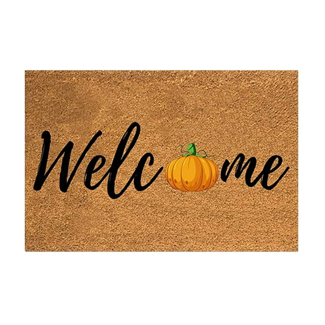 Fall Thanksgiving Decorative Door Mat Farmhouse Happy Fall Yall Doormat
