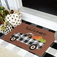 thumbnail image 1 of Fall Thanksgiving Decorative Front Door Mat 30x17 Inch,Welcome Truck Pumpkin Anti-Slip Door Mat, Front Door Welcome Mat,Indoor/Outdoor Decorative Doorway Rugs for Autumn Thanksgiving Decor, 1 of 5