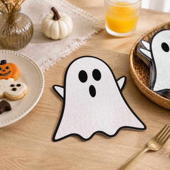 Fall Thanksgiving Halloween Decoration for Home Indoor Outdoor Clearance Under $15.00! Halloween Ghost Face Alien Tissue
