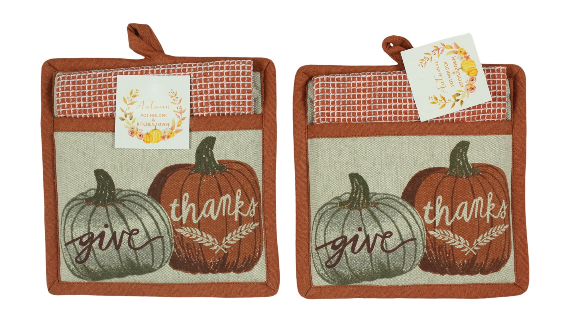 Halloween Tea Towel, Pumpkin Autumn Decor, Fall Hand Towels