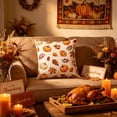 thumbnail image 1 of Fall Thanksgiving Pumpkin Pillow Covers Polyester Sofa Cushion Covers Fall Decor 18x18 by OVFUIZ, 1 of 6