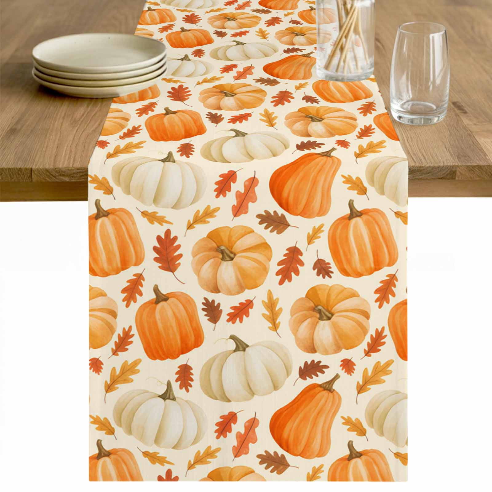 Fall Thanksgiving Table Runner 36 Inches Long Farmhouse Dress Scarves ...