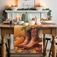 thumbnail image 1 of Fall Thanksgiving Table Runner, Autumn Thanksgiving Kitchen Dining Table Decoration for Home Party Decor 13x108 Inches, 1 of 9
