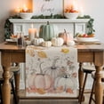thumbnail image 1 of Fall Thanksgiving Table Runner, Autumn Thanksgiving Kitchen Dining Table Decoration for Home Party Decor 13x36 Inches, 1 of 9