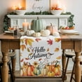 thumbnail image 1 of Fall Thanksgiving Table Runner, Autumn Thanksgiving Kitchen Dining Table Decoration for Home Party Decor 13x48 Inches, 1 of 9