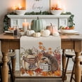 thumbnail image 1 of Fall Thanksgiving Table Runner, Autumn Thanksgiving Kitchen Dining Table Decoration for Home Party Decor 13x90 Inches, 1 of 9
