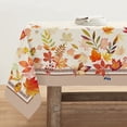 thumbnail image 1 of Fall Thanksgiving Tablecloth 60x84inch Maple Leaves Printed Tablecloth Waterproof Polyester Table Cloth Rectangle Autumn Table Cloth Perfect for Kitchen Restaurant Parties and Indoor and Outdoor, 1 of 5