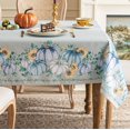 thumbnail image 1 of Fall Thanksgiving Tablecloth,Autumns Pumpkin Maple Leaf Country Table Cloth,Waterproof Resistant Durable Square Table Cover (60 X 60 INCH), 1 of 1