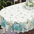 thumbnail image 1 of Fall Thanksgiving Tablecloth Pumpkin Table Cloth for Autumn Harvest Dining Room Decor-60 * 84" Oval, 1 of 6