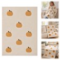 thumbnail image 1 of Fall Thanksgiving Throw Blanket, Pumpkin Pattern Soft Warm Autumn Flannel Blanket Thanksgiving Cozy Gifts Home Decor for Couch Chair Sofa Bed, 27.6x39.4 Inch, 1 of 6
