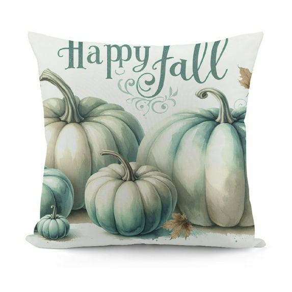 Fall Thanksgiving Throw Pillow Covers Autumn Pumpkin Grateful Decorative Pillows for Sofa Couch Fall Decor