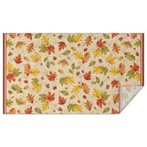 Fall Theme Tablecloth 60x102 Inch, Washable Polyester Rectangular Table Cover for Autumn Thanksgiving Party, Picnic, Indoor & Outdoor Dining Decor.