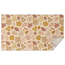 Fall Theme Tablecloth 60x102 Inch, Washable Polyester Rectangular Table Cover for Autumn Thanksgiving Party, Picnic, Indoor & Outdoor Dining Decor.