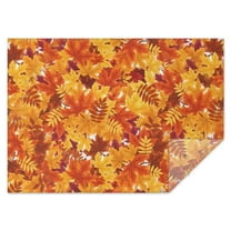 Fall Theme Tablecloth 60x84 Inch, Washable Polyester Rectangular Table Cover for Autumn Thanksgiving Party, Picnic, Indoor & Outdoor Dining Decor.