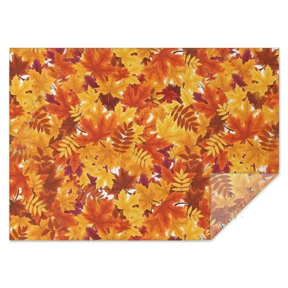 Fall Theme Tablecloth 60x84 Inch, Washable Polyester Rectangular Table Cover for Autumn Thanksgiving Party, Picnic, Indoor & Outdoor Dining Decor.