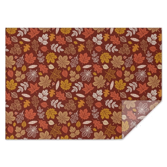 Fall Theme Tablecloth 60x84 Inch, Washable Polyester Rectangular Table Cover for Autumn Thanksgiving Party, Picnic, Indoor & Outdoor Dining Decor.