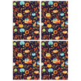 thumbnail image 1 of Fall-Themed Decorative Kitchen Towels Set of 4, Maple Pumpkin Design, Absorbent Soft Tea Towels for Home, 1 of 3