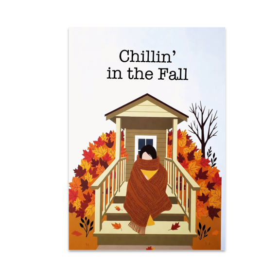 Fall Themed Wall Art - Seasonal Living Enthusiast - 13x19 Poster Print