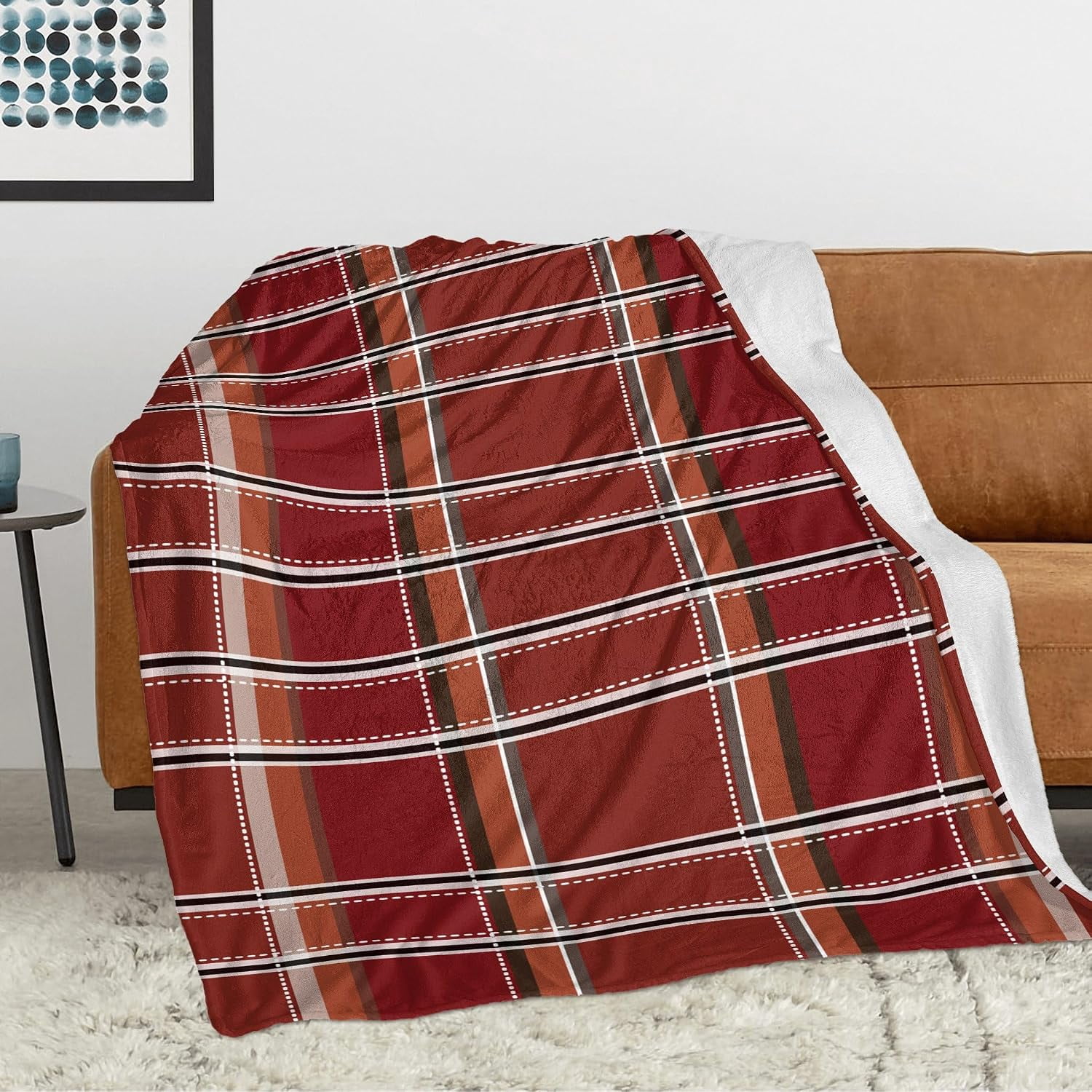 Fall Throw Blanket Sherpa Fleece Blanket 30