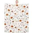 thumbnail image 1 of Fall Throw Blanket for Couch, Soft Cozy Autumn Pumpkin Leaves Blankets, Thanksgiving Blanket for Sofa Chair Home Decor Gift for Women Men 50"X60", 1 of 6