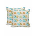 thumbnail image 1 of Fall Throw Pillow Covers&nbsp;20x20 Inch Set of 2 Autumn Pumpkin Vane Decorative Pillow Covers Watercolor Plant Cushion Cover Pillowcase for Sofa Couch Bed Home Decor, 1 of 9