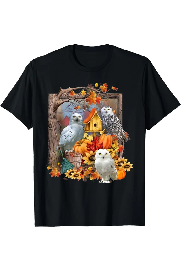 Fall Tree Pumpkin Leaves Autumn T-Shirt