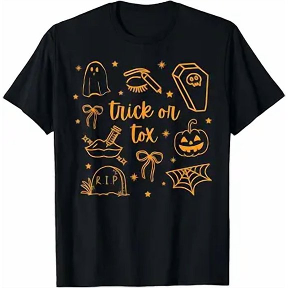 Fall Trick Or Tox Botox Halloween Aesthetic Nurse Injector Must Have T-Shirt