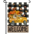 thumbnail image 1 of Fall Truck Buffalo Plaid Garden Flags for Outside, Fall Autumn Welcome Garden Flags Double Sided, Rustic Pumpkin Harvest Lawn Flags, Truck Holiday Yard Flags for Farmhouse Decor, 1 of 5
