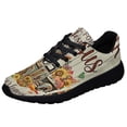 thumbnail image 1 of Fall Truck Pumpkins Fall For Jesus He Never Leaves Halloween Thanksgiving Shoes Sneakers Black Size 13, 1 of 7