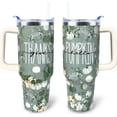 thumbnail image 1 of Fall Tumbler 40 oz Tumbler with Handle and Straw Lid Leak Proof - Welcome Home Pumpkin Coffee Mug Autumn Thanksgiving Fall Gifts for Women Happy Party, 1 of 6