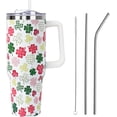 thumbnail image 1 of Fall Tumbler with Lid and Straw 40oz,Fall Dogs Pumpkin Maple Leaves Vacuum Autumn Insulated Leak Proof Tumbler,Farmhouse Cute Gifts Women Girls,Fall Accessories Stainless Steel Coffee Cup, 1 of 6