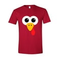 thumbnail image 1 of Fall Turkey Face Thanksgiving t shirt, 1 of 3