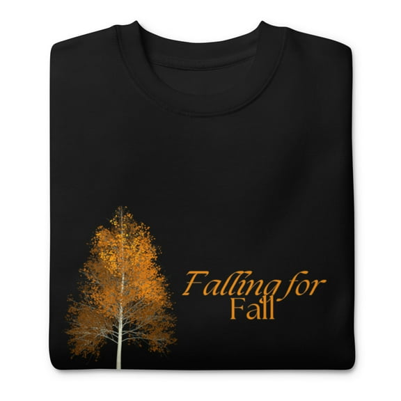 Fall Unisex Premium Sweatshirt (Black, S)