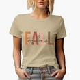 thumbnail image 1 of Fall Vibes, Autumn Merch Gift, Tan T-Shirt, 2XL, 1 of 5