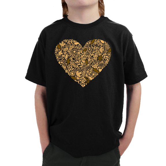 Fall Vibes - Boy's Word Art T-Shirt