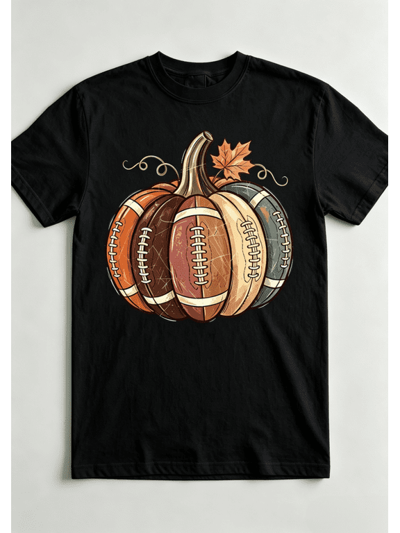 Fall Vibes Football Pumpkin Tee Obsessed with this fall football pumpkin shirt Must‑have tee for game day & Thanksgiving gatherings