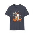 thumbnail image 1 of Fall Vibes Only Cute Ghost Pumpkin Fall T-shirt, 1 of 4