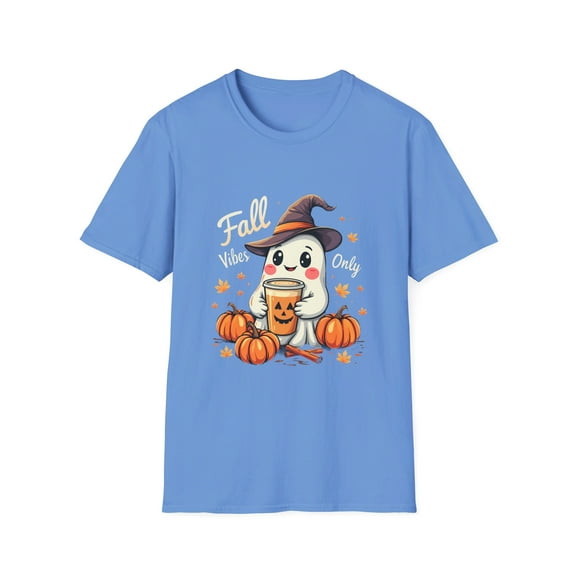 Fall Vibes Only Cute Ghost Pumpkin Fall T-shirt