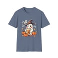 thumbnail image 1 of Fall Vibes Only Cute Ghost Pumpkin Fall T-shirt, 1 of 4