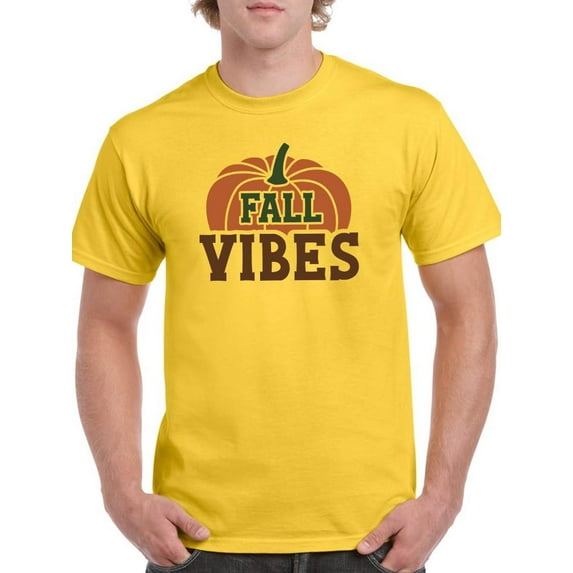 Fall Vibes Pumpkin Patch T-Shirt Men -Image by Shutterstock, Male 5X-Large