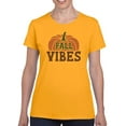 thumbnail image 1 of Fall Vibes Pumpkin Patch T-Shirt Women -Image by Shutterstock, Female x-Large, 1 of 4
