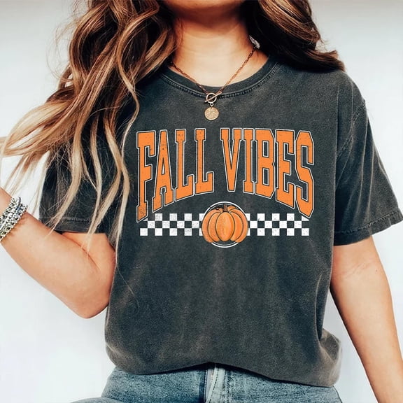 Fall Vibes Shirt, Retro Fall Shirt, Retro Pumpkin T-Shirt, Autumn Shirt, Pumpkin Lover Shirt, Fall Season Shirt, Fall Gifts