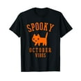 thumbnail image 1 of Fall Vibes and Nurse Life Pumpkin Spice Autumn Nurse Fall Black T-Shirt, 1 of 5