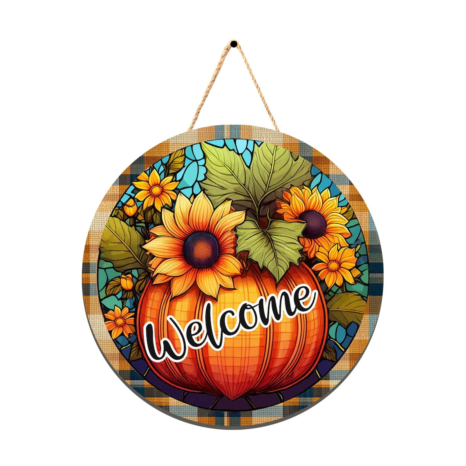 Fall Wall Signs Bed Room Decorations Wooden Family Sign Vertical Double