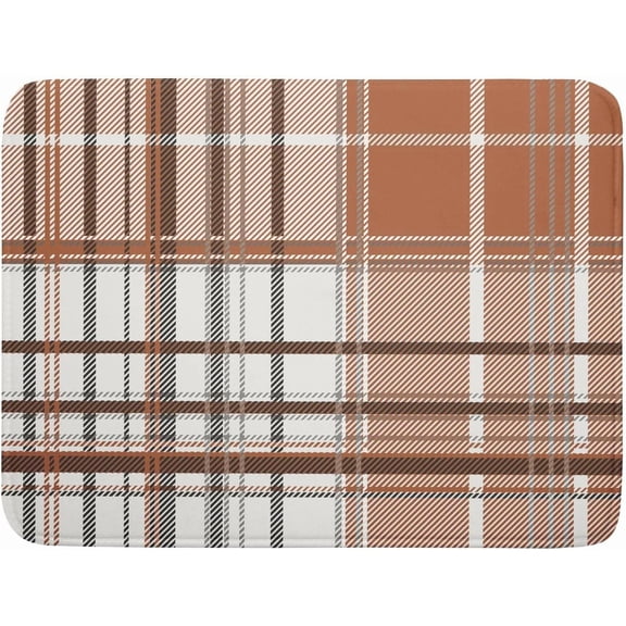 Fall Watercolor Pumpkin Dish Drying Mat 18 x 24 Inch With Absorbent Reversible Microfiber Maple Leaf Autumn Thanksgiving Harvest Drying Mats Dish Drainer Mat Fast Dry For Kitchen Dining Room Decor