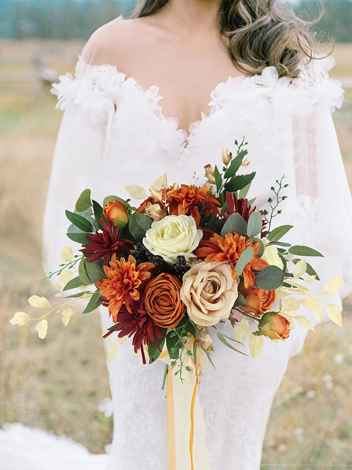 Fall Wedding Bouquets for Bride Burnt Orange Bridal Bouquet Fall Wedding Bouquets for Bride Burnt Orange Bridal Bouquet