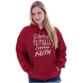thumbnail image 1 of Fall Weekends for Football Faith Women Plus Size Hoodie Brisco Brands 2X, 1 of 4